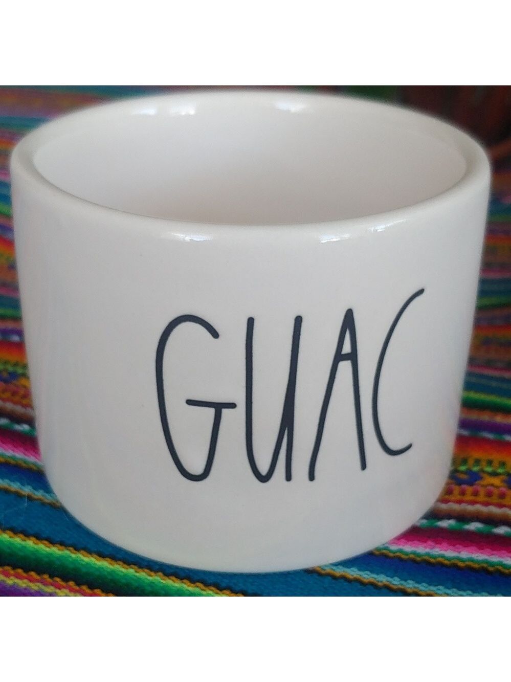 Rae Dunn Guacamole Ceramic Dipping Bowl - Picture 7 of 8